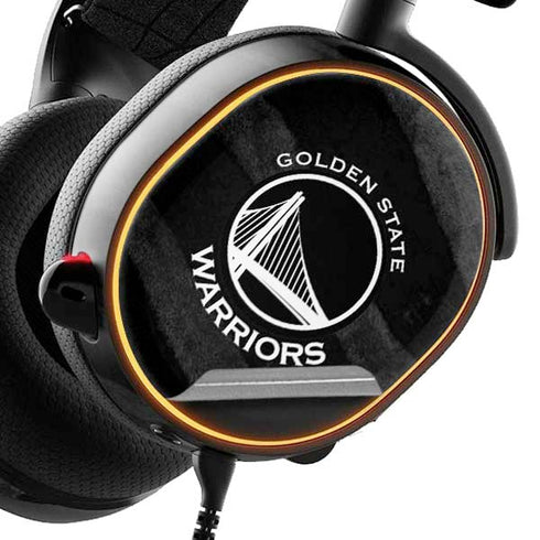 NBA Golden State Warriors Black Animal Print SteelSeries Arctis 5 Skin