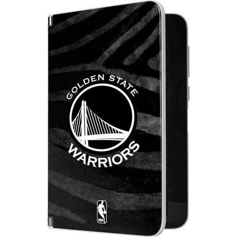 NBA Golden State Warriors Black Animal Print Surface Duo Skin