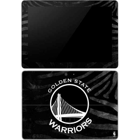 NBA Golden State Warriors Black Animal Print Surface Go Skin