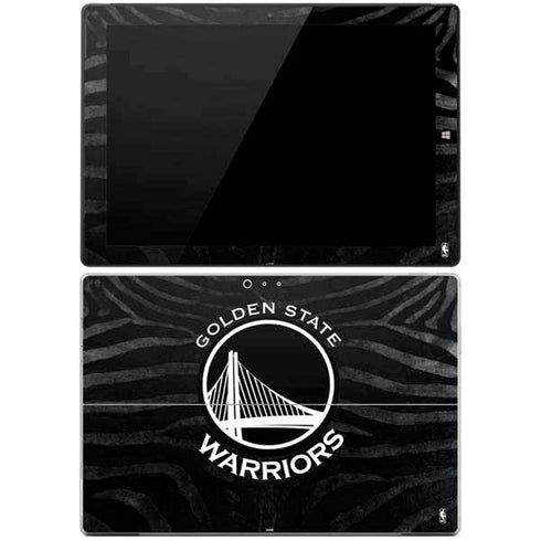 NBA Golden State Warriors Black Animal Print Surface Pro 3 Skin