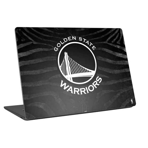 NBA Golden State Warriors Black Animal Print Universal Laptop 17in (13.8 x 10in) Skin