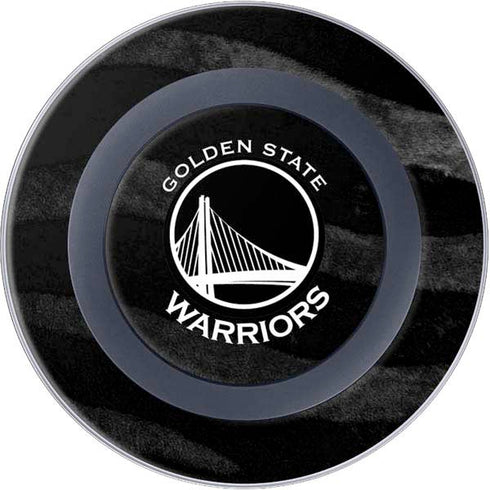 NBA Golden State Warriors Black Animal Print Wireless Charger Skin