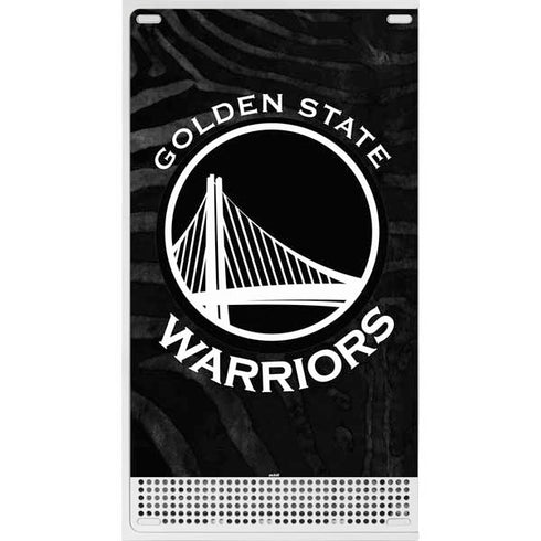 NBA Golden State Warriors Black Animal Print Xbox Series S Bundle Skin