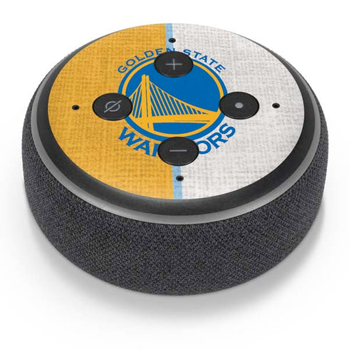 NBA Golden State Warriors Canvas Amazon Echo Dot Skin