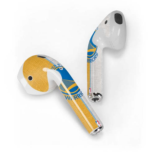 NBA Golden State Warriors Canvas Apple AirPods Skin