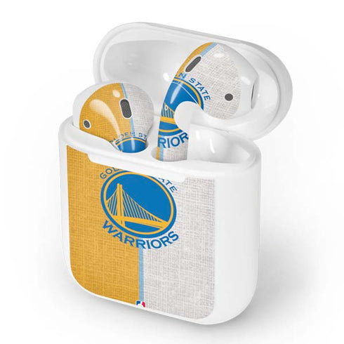 NBA Golden State Warriors Canvas Apple AirPods Skin