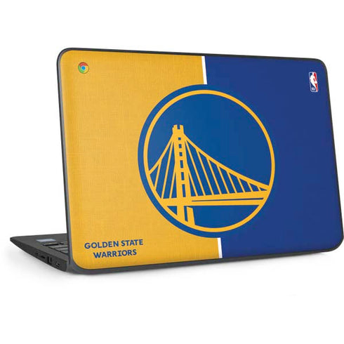 NBA Golden State Warriors Canvas HP Chromebook Skin