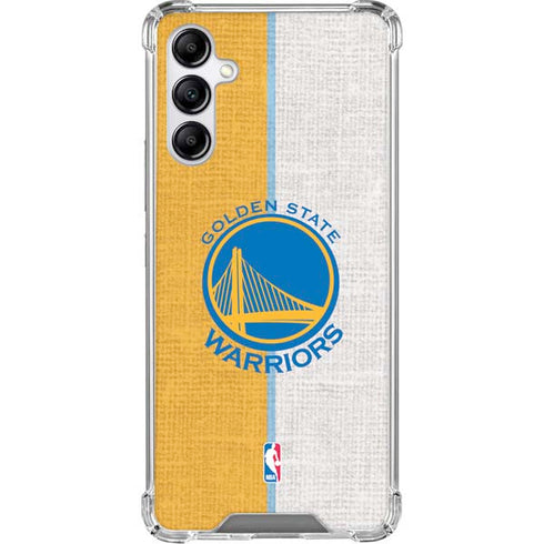 NBA Golden State Warriors Canvas Galaxy A15 5G Clear Case