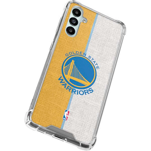 NBA Golden State Warriors Canvas Galaxy A15 5G Clear Case