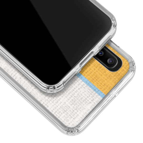 NBA Golden State Warriors Canvas Galaxy A20 Clear Case