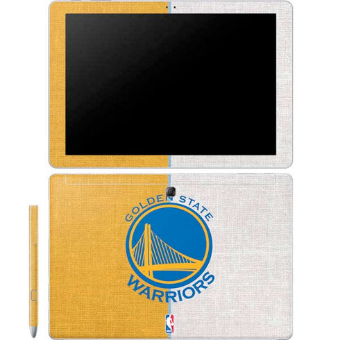 NBA Golden State Warriors Canvas Galaxy Book 12in Skin