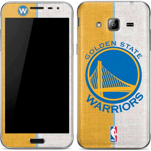 NBA Golden State Warriors Canvas Galaxy J3 Skin
