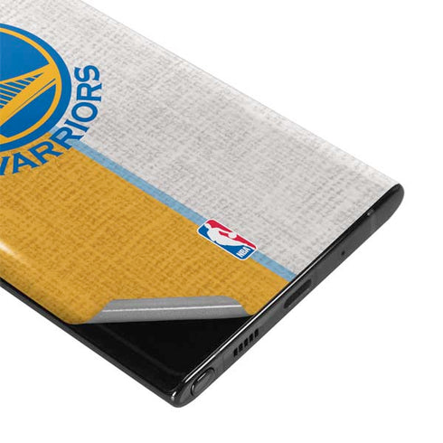 NBA Golden State Warriors Canvas Galaxy Note 10 Plus Skin