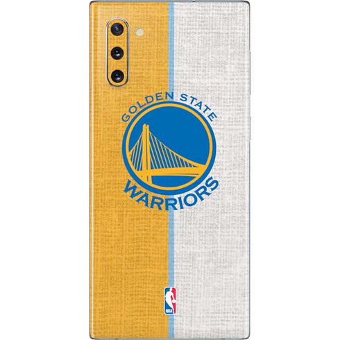 NBA Golden State Warriors Canvas Galaxy Note 10 Skin
