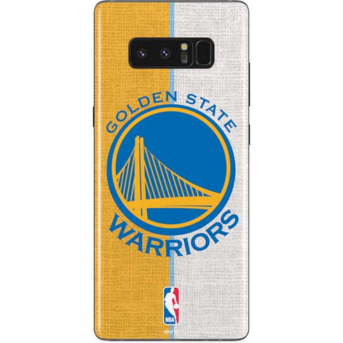 NBA Golden State Warriors Canvas Galaxy Note 8 Skin