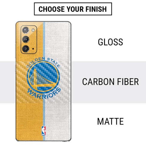NBA Golden State Warriors Canvas Galaxy Note20 5G Skin
