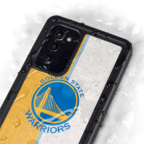 NBA Golden State Warriors Canvas Galaxy Note20 5G Waterproof Case