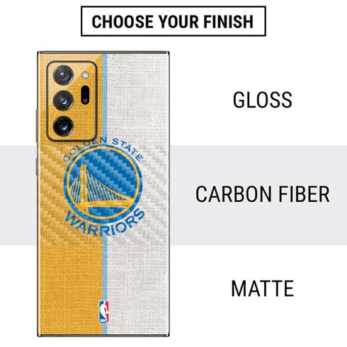 NBA Golden State Warriors Canvas Galaxy Note20 Ultra 5G Skin