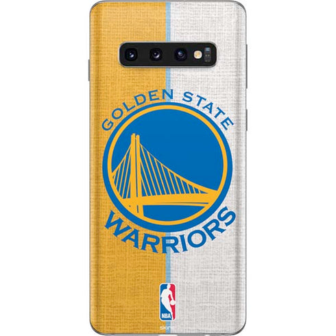 NBA Golden State Warriors Canvas Galaxy S10 Skin