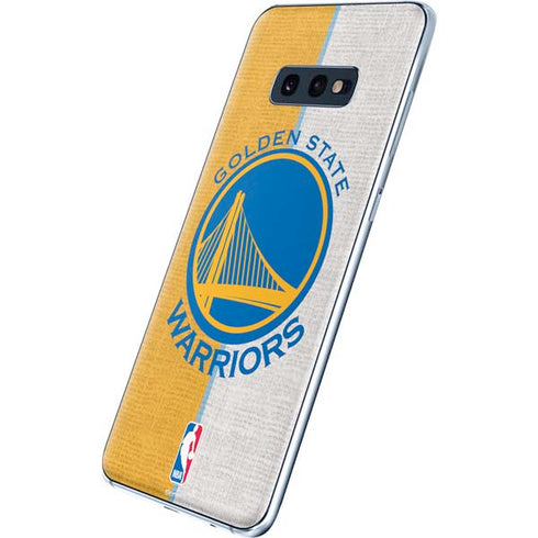 NBA Golden State Warriors Canvas Galaxy S10e Skin