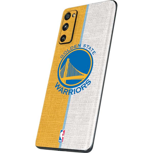 NBA Golden State Warriors Canvas Galaxy S20 Fan Edition Skin