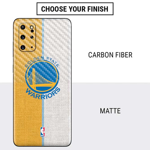 NBA Golden State Warriors Canvas Galaxy S20 Plus Skin