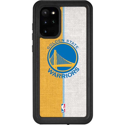 NBA Golden State Warriors Canvas Galaxy S20 Plus Waterproof Case