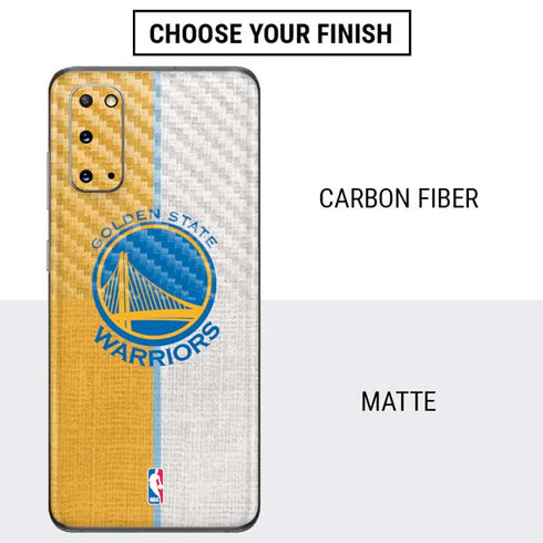 NBA Golden State Warriors Canvas Galaxy S20 Skin
