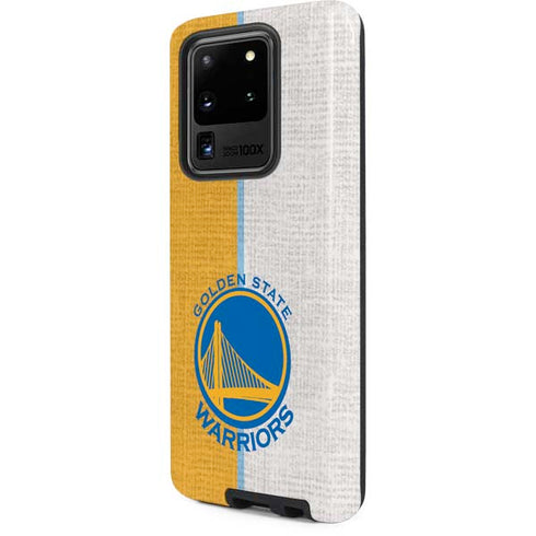 NBA Golden State Warriors Canvas Galaxy S20 Ultra 5G Pro Case