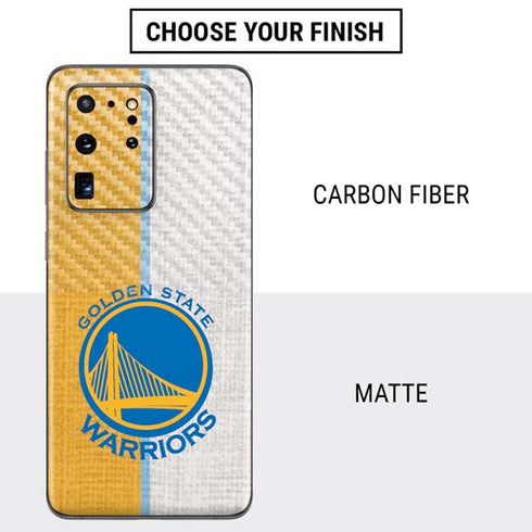 NBA Golden State Warriors Canvas Galaxy S20 Ultra 5G Skin