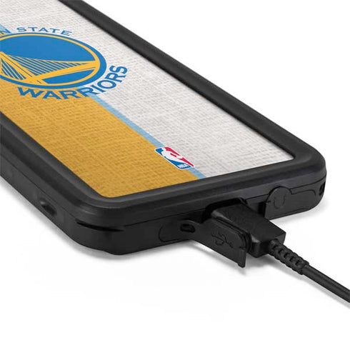 NBA Golden State Warriors Canvas Galaxy S20 Waterproof Case