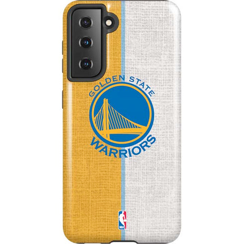 NBA Golden State Warriors Canvas Galaxy S21 5G Pro Case