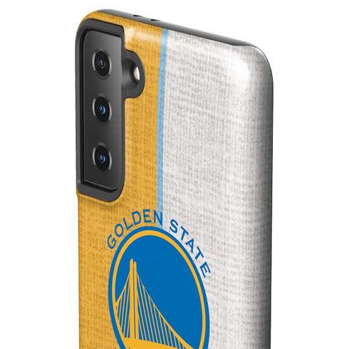 NBA Golden State Warriors Canvas Galaxy S21 FE Pro Case
