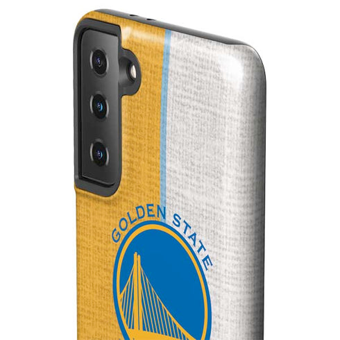 NBA Golden State Warriors Canvas Galaxy S21 Plus 5G Pro Case