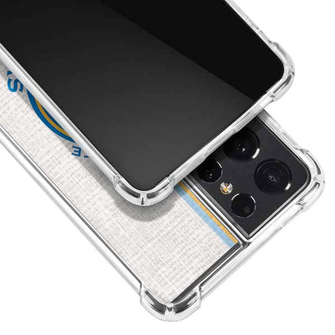 NBA Golden State Warriors Canvas Galaxy S21 Ultra 5G Clear Case