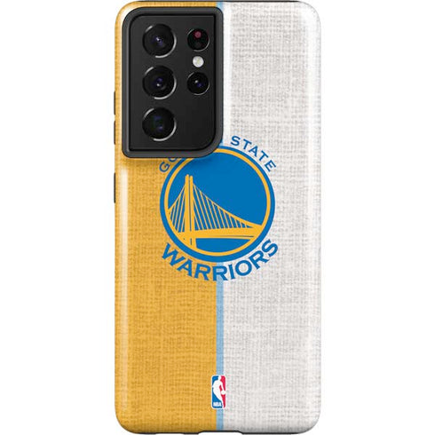 NBA Golden State Warriors Canvas Galaxy S21 Ultra 5G Pro Case