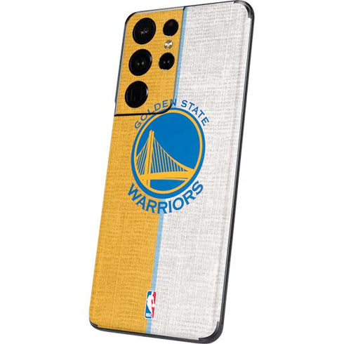 NBA Golden State Warriors Canvas Galaxy S21 Ultra 5G Skin