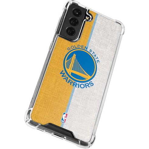 NBA Golden State Warriors Canvas Galaxy S22 Clear Case
