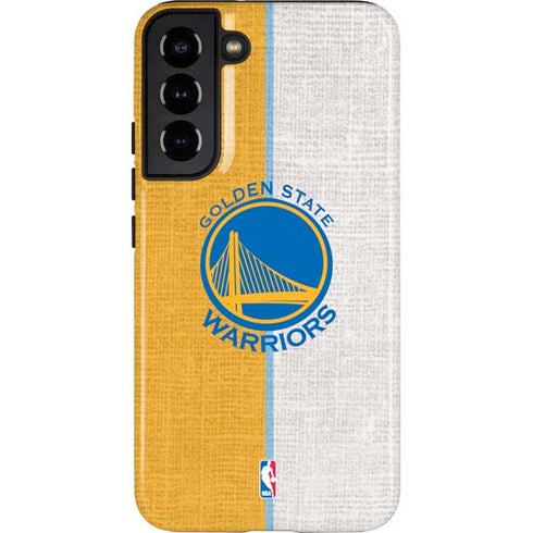 NBA Golden State Warriors Canvas Galaxy S22 Plus Pro Case