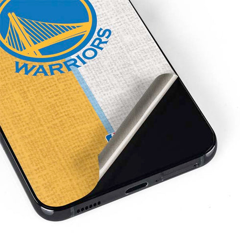 NBA Golden State Warriors Canvas Galaxy S22 Plus Skin