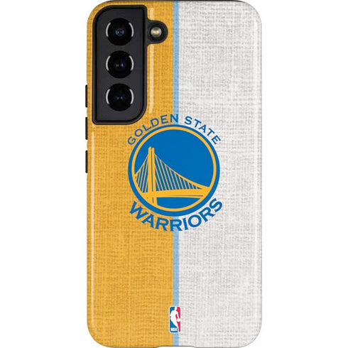 NBA Golden State Warriors Canvas Galaxy S22 Pro Case