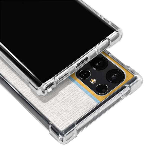 NBA Golden State Warriors Canvas Galaxy S22 Ultra Clear Case