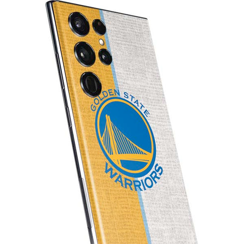 NBA Golden State Warriors Canvas Galaxy S22 Ultra Skin