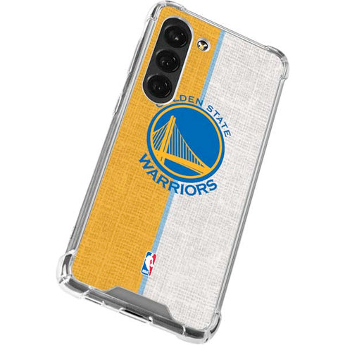 NBA Golden State Warriors Canvas Galaxy S23 Clear Case