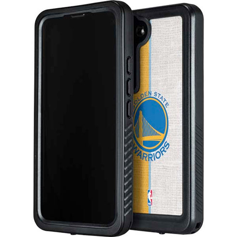 NBA Golden State Warriors Canvas Galaxy S23 Plus Waterproof Case