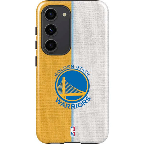 NBA Golden State Warriors Canvas Galaxy S23 Pro Case