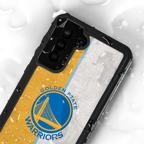 NBA Golden State Warriors Canvas Galaxy S23 Waterproof Case