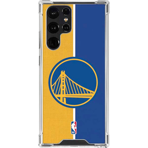 NBA Golden State Warriors Canvas Galaxy S24 Ultra Clear Case