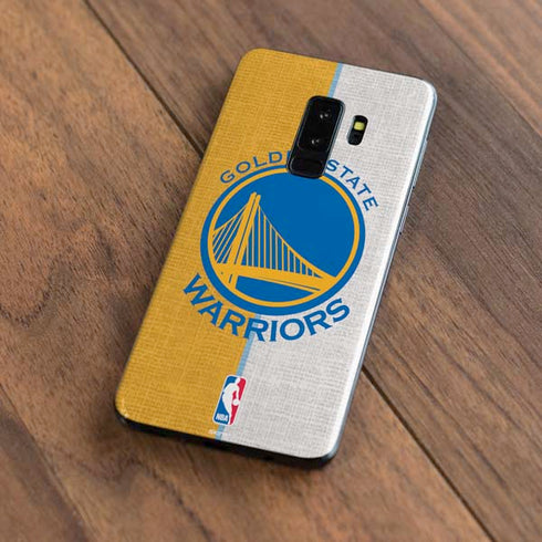 NBA Golden State Warriors Canvas Galaxy S9 Plus Skin