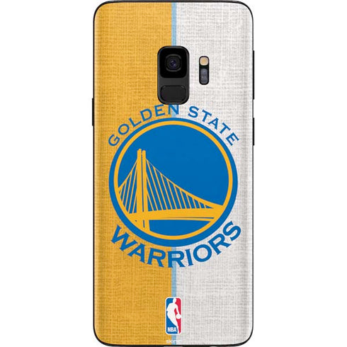 NBA Golden State Warriors Canvas Galaxy S9 Skin
